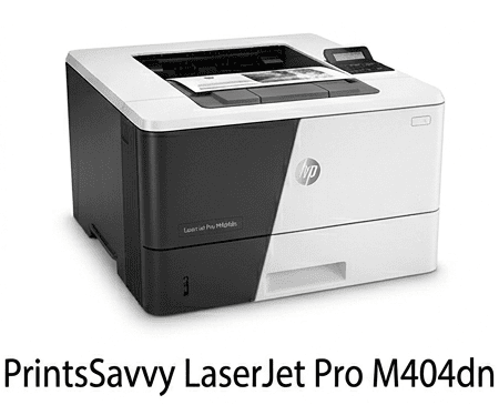 PrintsSavvy LaserJet Pro M404dn