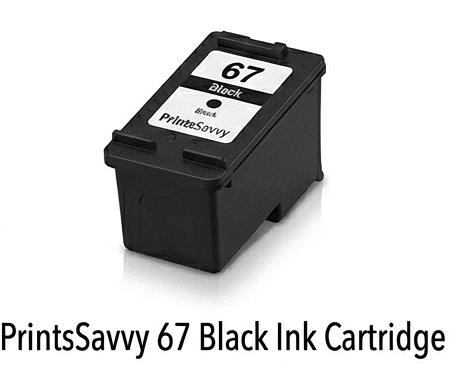 PrintsSavvy 67 Black Ink Cartridge